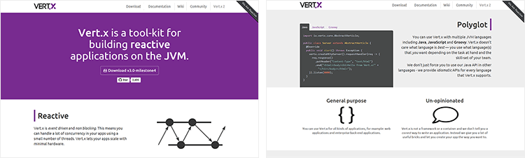 The new Vert.x website
